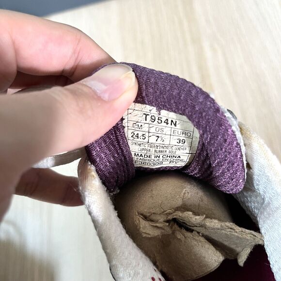 Asics GT-2140 Y2K Retro White Purple Silver Running Shoe Sneaker Womens Size 7.5 - Picture 9 of 13